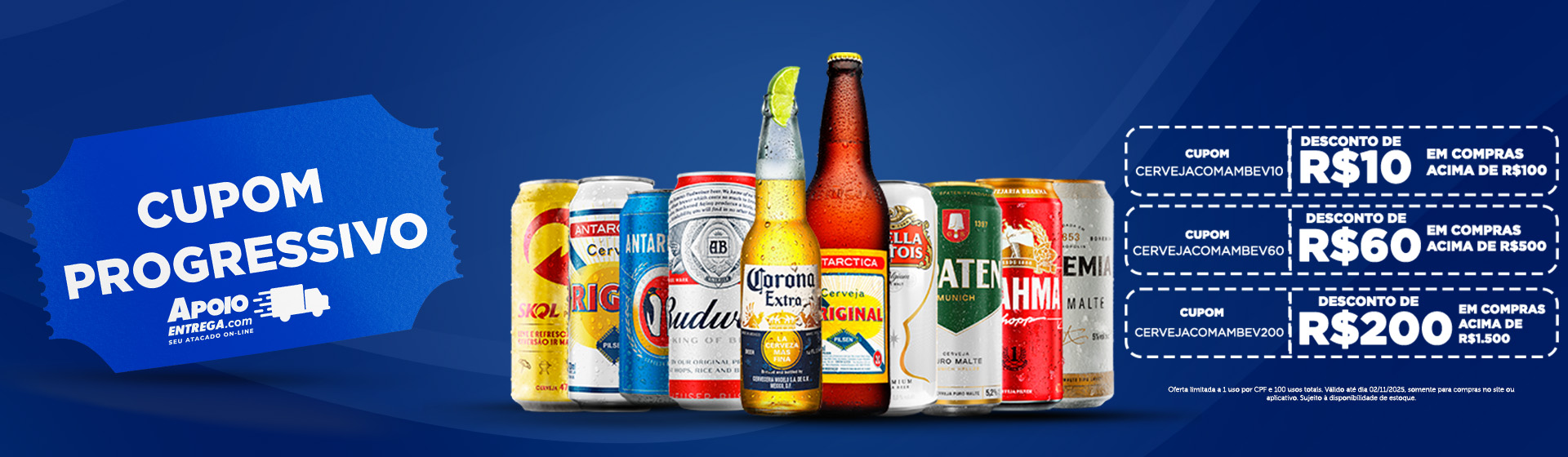 cupom progressivo 2/11